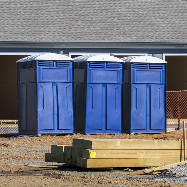 do you offer hand sanitizer dispensers inside the porta potties in Concho OK